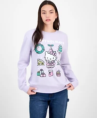 Love Tribe Juniors' Hello Kitty Happy Holidays Sweatshirt