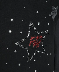 Karl Lagerfeld Paris Plus Embellished Amour Sweater