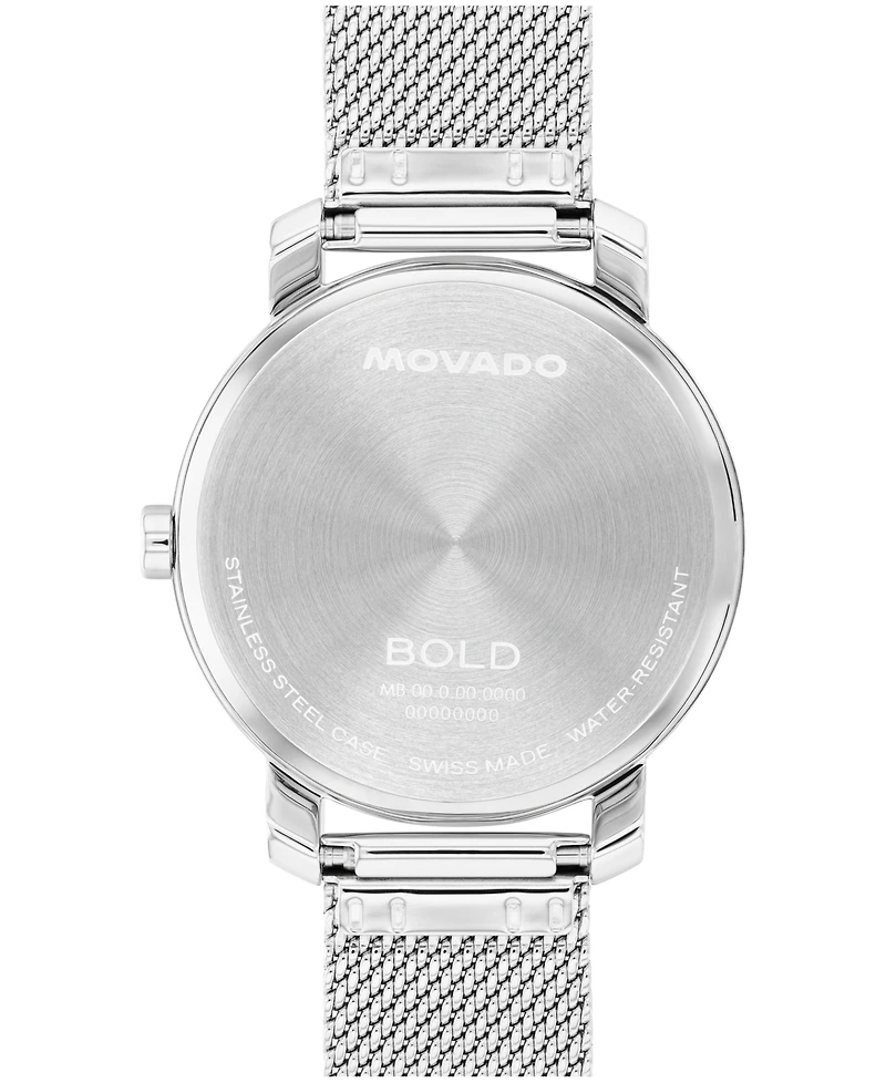 Movado Women's Bold Access Swiss Quartz Stainless Steel Watch, 34mm