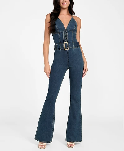 Guess Women's Rebel Halter Neck Jumpsuit