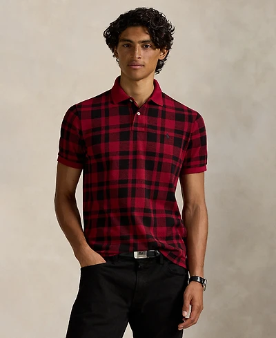 Polo Ralph Lauren Men's Holiday Short Sleeve Polo Shirt - Edged Overcheck