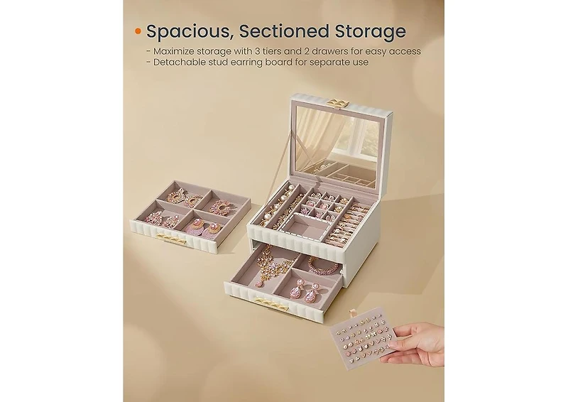 Songmics Home Jewelry Box
