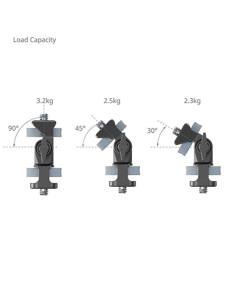 SmallRig Swivel and Tilt Adjustable Monitor Support with 1/4"-20 Screws