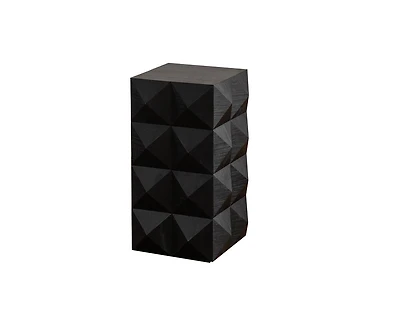 Casainc 23.62"Height Three-dimensional Embossed Pattern Design Retro Side Coffee Table