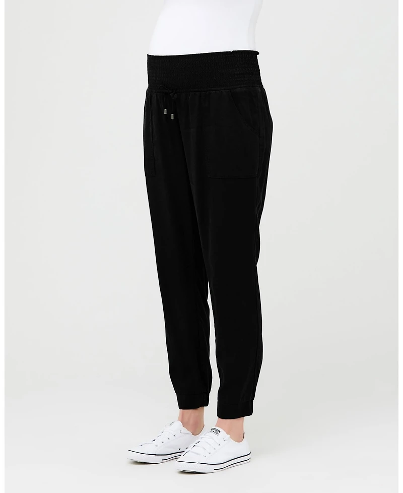Ripe Maternity Tencel Off Duty Pants Black