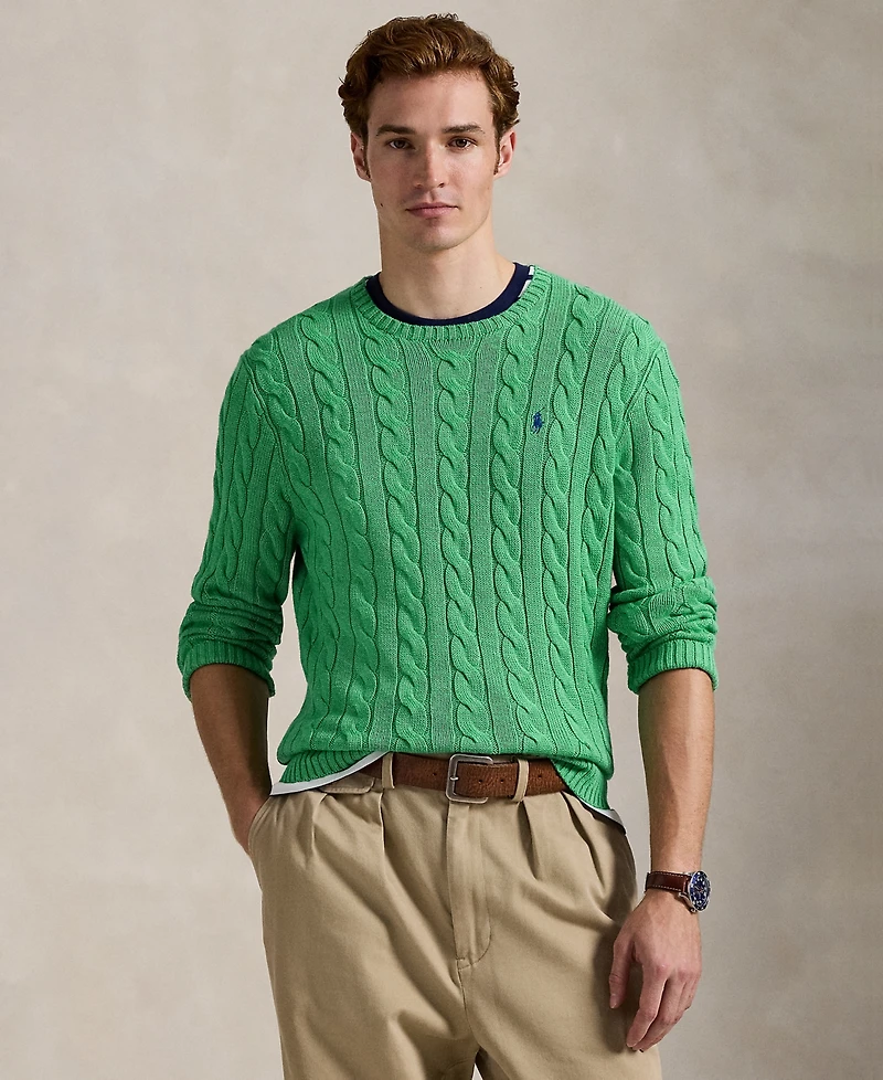 Polo Ralph Lauren Men's Cable-Knit Cotton Sweater