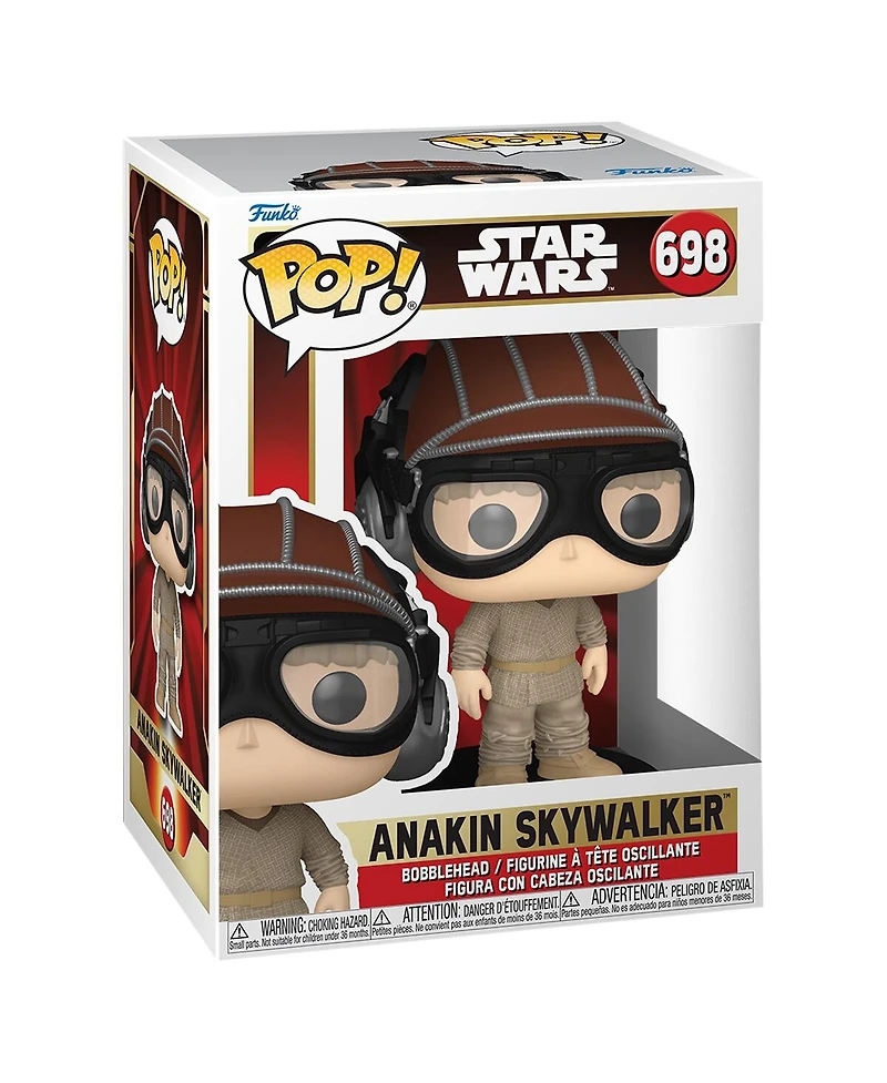 Funko Star Wars Anakin Skywalker Wearing A Pod Racer Helmet 698 Pop Bobblehead Vinyl Figure