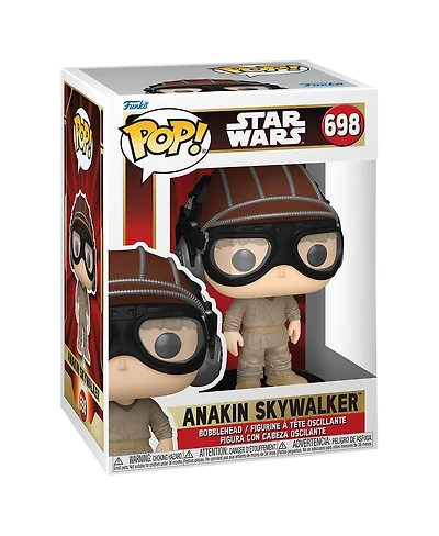 Funko Star Wars Anakin Skywalker Wearing A Pod Racer Helmet 698 Pop Bobblehead Vinyl Figure