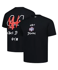 Round21 Men's and Women's Kiki Iriafen Black Washington Mystics 2025 Wnba Draft Name Number T-Shirt