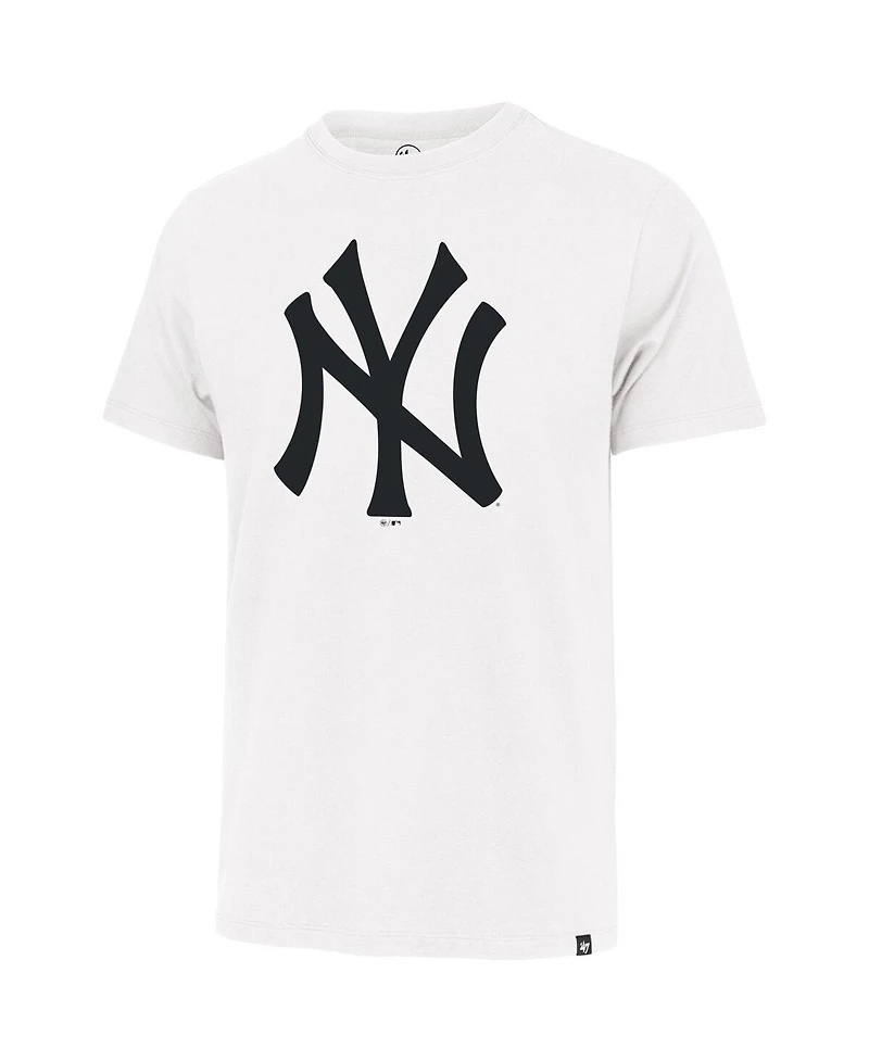'47 Brand Men's White New York Yankees Imprint Franklin T-Shirt