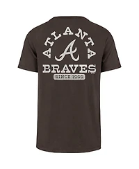 '47 Brand Men's Brown Atlanta Braves Back Canyon Franklin T-Shirt