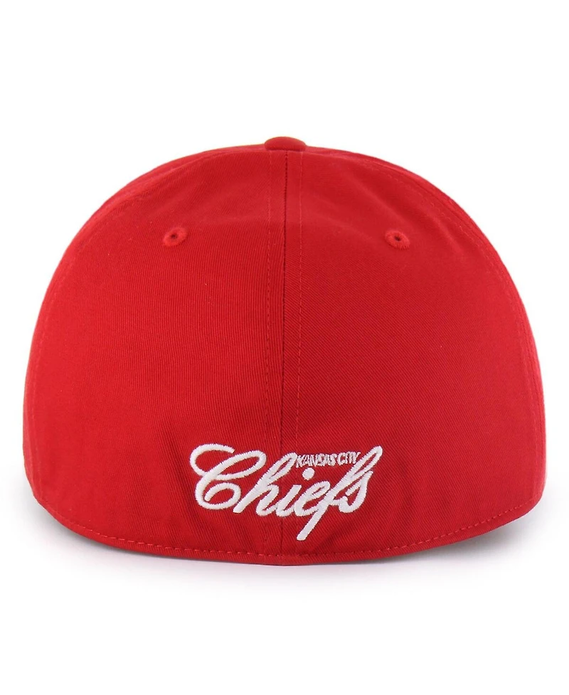 '47 Brand Men's Red Kansas City Chiefs Foundational Franchise Fitted Hat