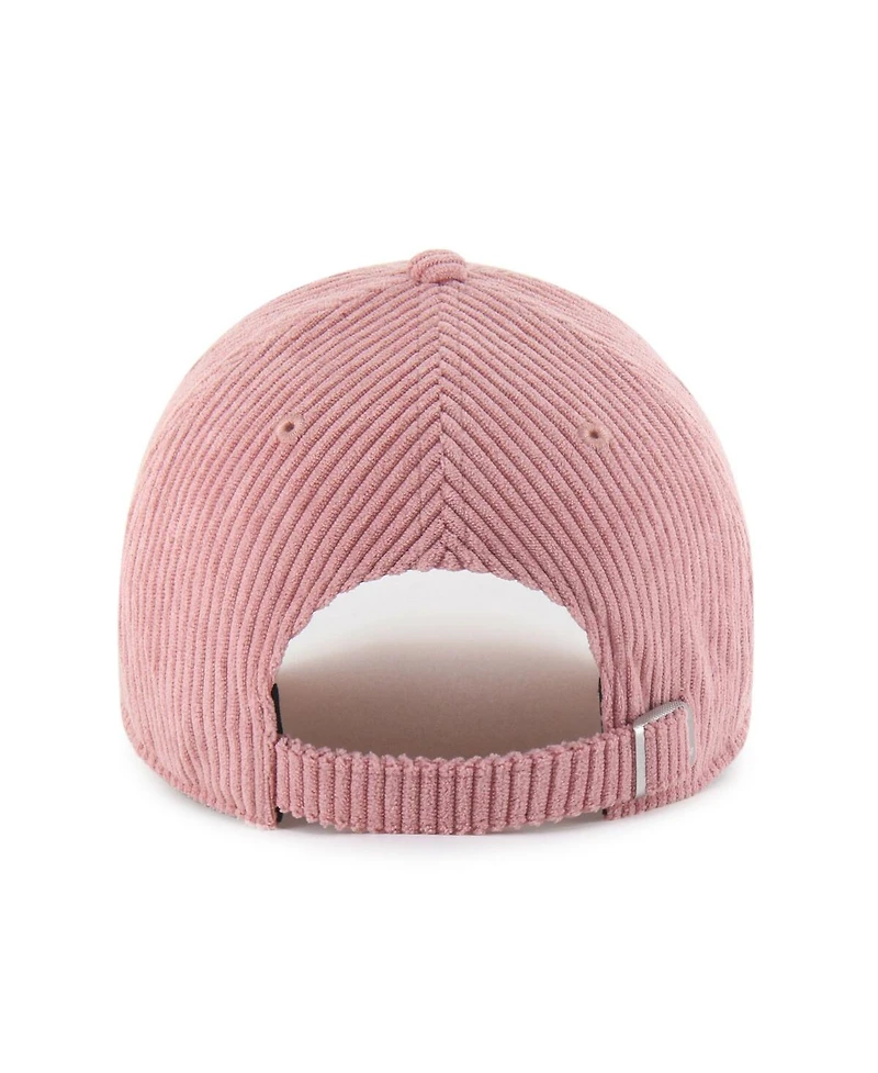 '47 Brand Women's Pink Tampa Bay Buccaneers Mellow Corduroy Clean Up Adjustable Hat