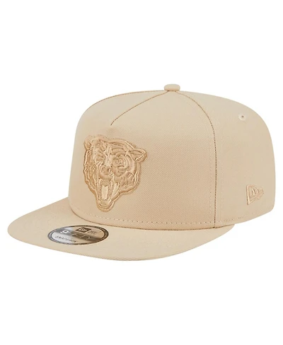 New Era Men's Light Beige Chicago Bears Color Pack A-Frame 9FIFTY Snapback Hat