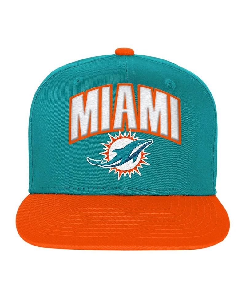 Outerstuff Preschool Aqua Miami Dolphins Essentials Adjustable Hat