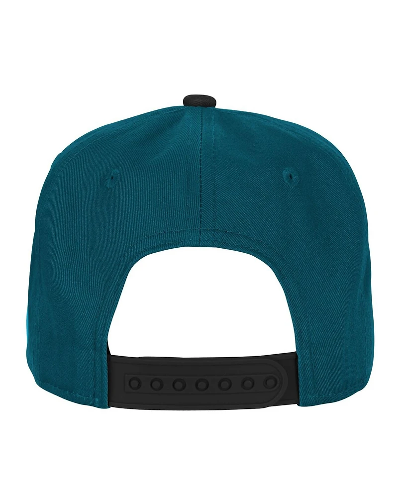 Outerstuff Big Boys and Girls Teal Jacksonville Jaguars Essentials Adjustable Hat