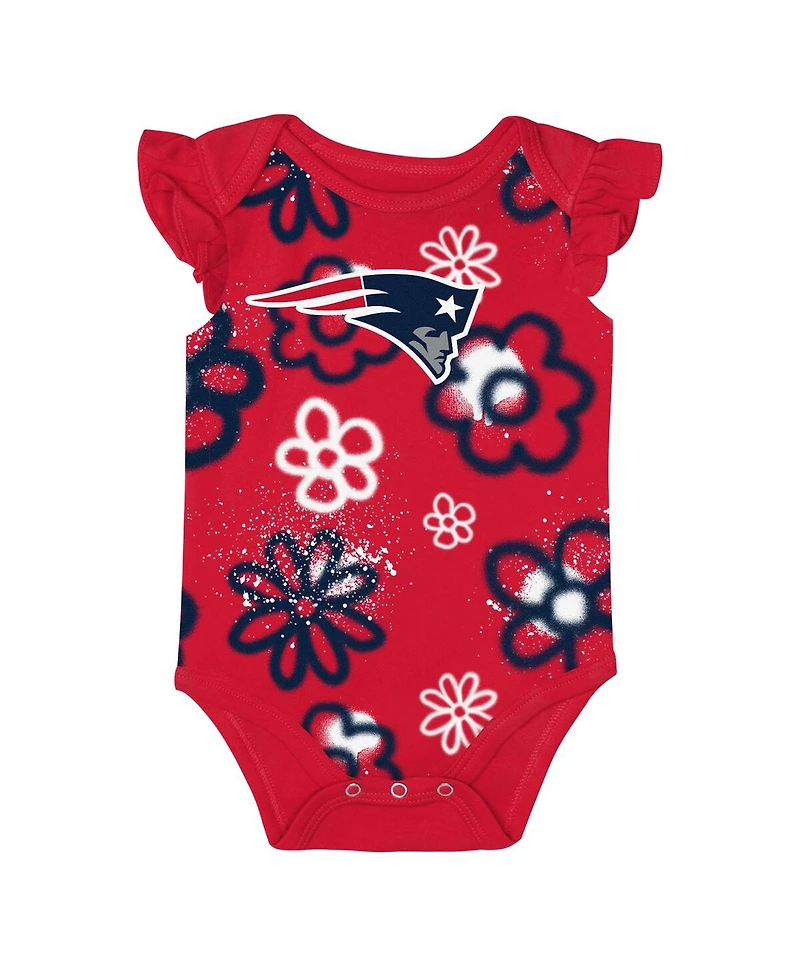 Outerstuff Baby Boys and Girls 2-Piece New England Patriots The Sunshine Bodysuit Set