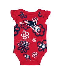 Outerstuff Baby Boys and Girls 2-Piece New England Patriots The Sunshine Bodysuit Set