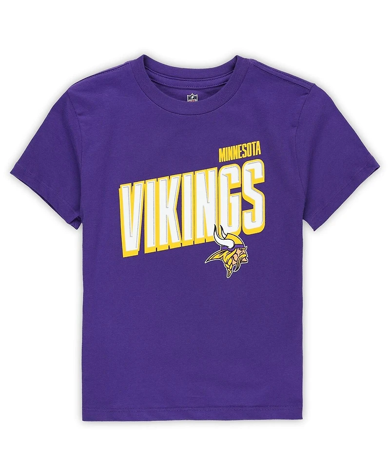 Outerstuff Preschool Minnesota Vikings The Mix Combo T-Shirt Set