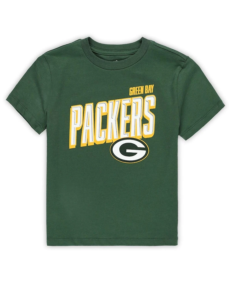 Outerstuff Preschool Green Bay Packers The Mix Combo T-Shirt Set