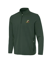 Antigua Men's Hunter Green Oregon Ducks Perilous Quarter-Zip Sweatshirt
