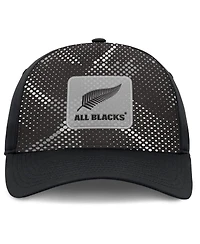 Fanatics Men's Black New Zealand Rugby Wilding Pinchfront Flex Hat