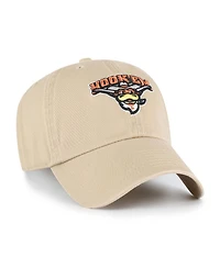 '47 Brand Big Boys and Girls Khaki Texas Longhorns Clean Up Adjustable Hat