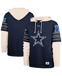 '47 Brand Men's Navy Dallas Cowboys Split Zone Cornerback Duo Hoodie