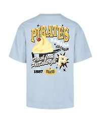 '47 Brand Men's Light Blue Pittsburgh Pirates Ice Cream Parlor Foundation T-Shirt