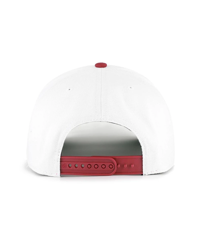 '47 Brand Big Boys and Girls White/Burgundy Washington Commanders Prime Play Hitch Adjustable Hat