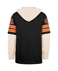 '47 Brand Men's Black Cincinnati Bengals Split Zone Cornerback Duo Hoodie