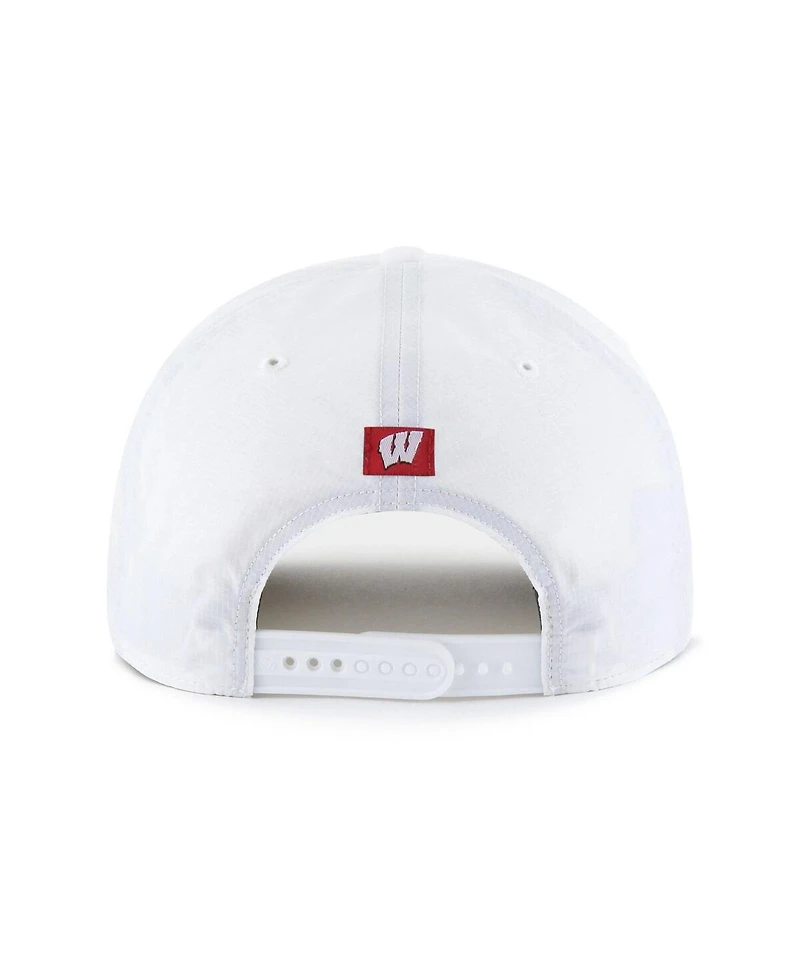 '47 Brand Men's White Wisconsin Badgers Fairway Hitch Adjustable Hat