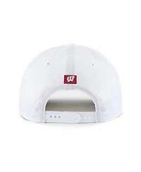 '47 Brand Men's White Wisconsin Badgers Fairway Hitch Adjustable Hat