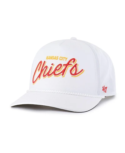 '47 Brand Men's White Kansas City Chiefs Brrr Fairway Hitch Adjustable Hat