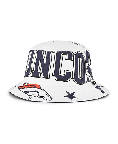 '47 Brand Women's White Denver Broncos Energize Bucket Hat