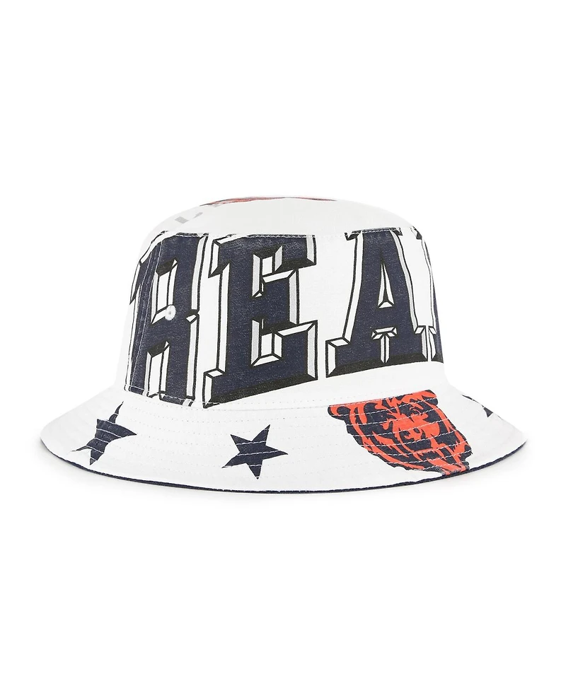 '47 Brand Women's White Chicago Bears Energize Bucket Hat