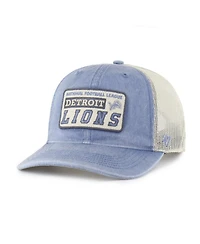 '47 Brand Men's Blue Detroit Lions Canteen Relaxed Trucker Adjustable Hat