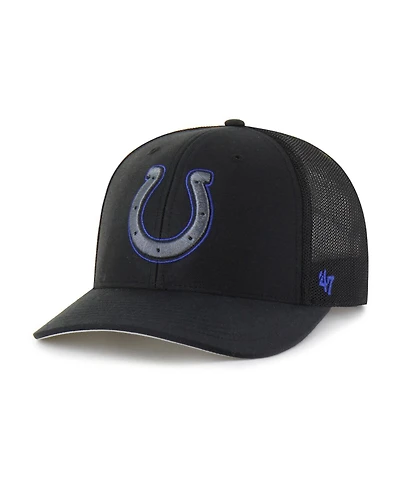 '47 Brand Men's Black Indianapolis Colts Blackball Trophy Flex Hat