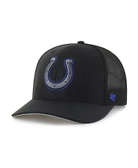 '47 Brand Men's Black Indianapolis Colts Blackball Trophy Flex Hat