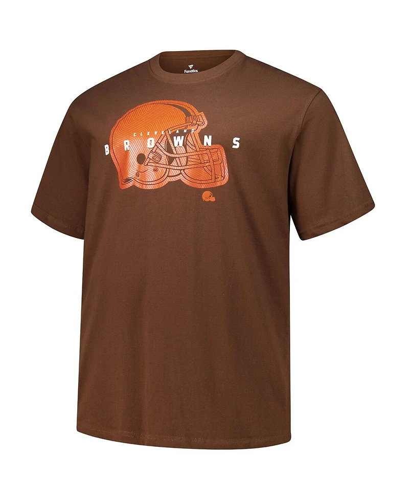 Fanatics Men's Brown Cleveland Browns Big Tall Coordinate T-Shirt