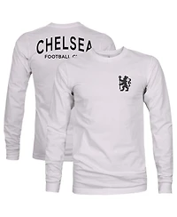 1863FC Men's Gray Chelsea Back Team Arch Long Sleeve T-Shirt