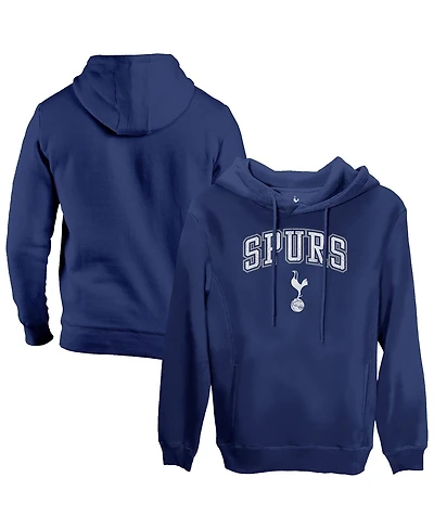 1863FC Men's Navy Tottenham Hotspur Athletic Wordmark Fleece Pullover Hoodie