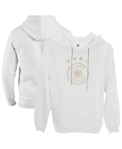 1863FC Men's White Germany National Team Fleece Pullover Hoodie