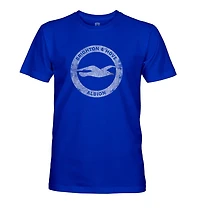 1863FC Men's Blue Brighton and Hove Albion Color Badge T-Shirt