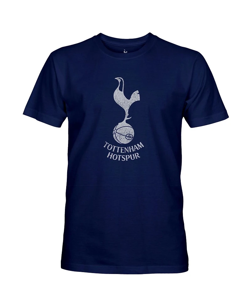 1863FC Men's Navy Tottenham Hotspur Mono Badge T-Shirt