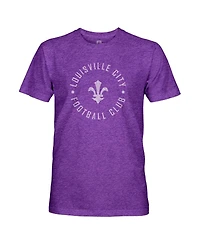 1863FC Men's Purple Louisville City Fc Roundabout Vintage Tri-Blend T-Shirt