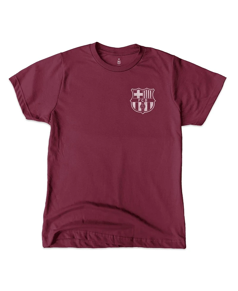 1863FC Big Boys and Girls Lamine Yamal Maroon Barcelona Player Name Number T-Shirt