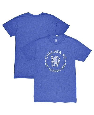 1863FC Men's Blue Chelsea Roundabout Vintage Tri-Blend T-Shirt