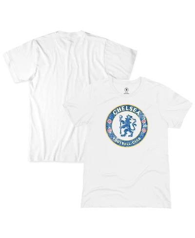 1863FC Men's White Chelsea Badge T-Shirt