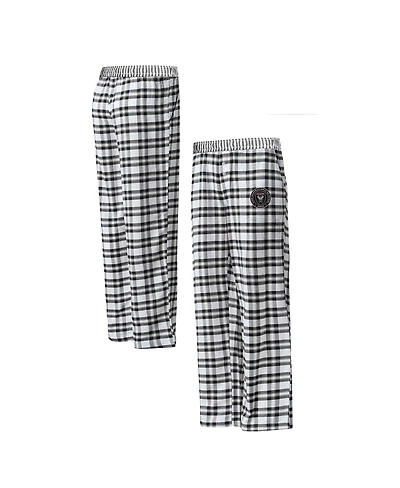 Concepts Sport Women's Black Inter Miami Cf Sienna Flannel Pants